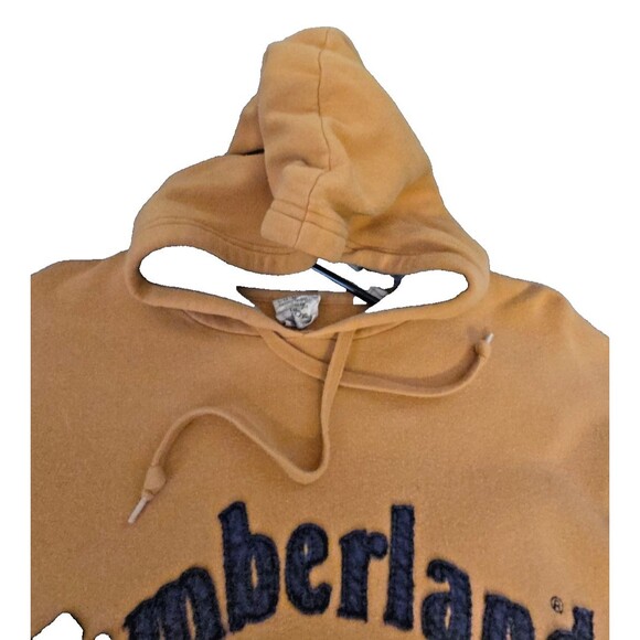 Vintage Timberland XL Hoodie Sweatshirt Wheat Brown - Picture 2 of 7